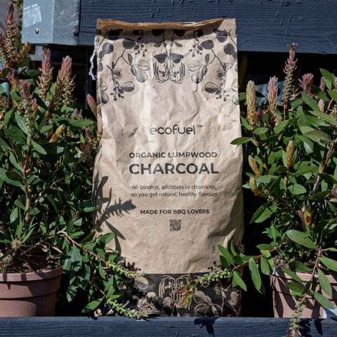ECOFUEL™ Organic Alder Lumpwood Charcoal 2.5kg bag in the garden center at B&Q store