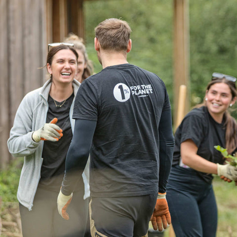 Team Ecofuel at Hometree's Avoca site in co Wicklow planting the trees