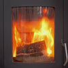 ECOFUEL™ Ash Firewood Logs Burning Close Video Loop Inside Stove